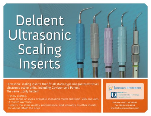 Deldent Ultrasonic Inserts