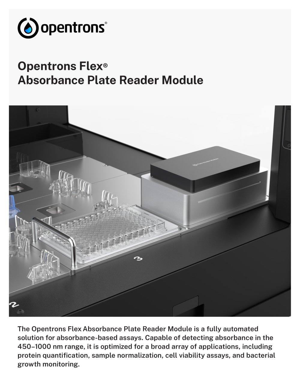 Absorbance Plate Reader Module - Opentrons
