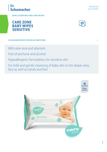 CARE ZONE BABY WIPES SENSITIVE