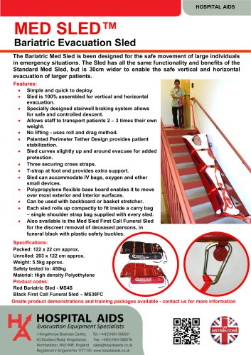 MED SLED™ Bariatric Evacuation Sled