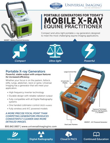 Portable X-ray Generators