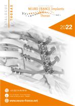 2022_CATALOGUE NEURO FRANCE Implants THORAX Range