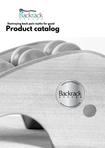 Spinal Backrack Product Catalog