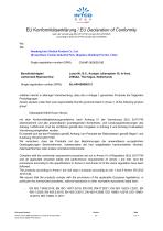 EU Déclaration of Conformity
