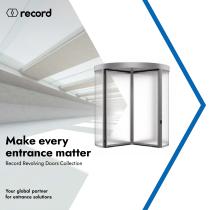Make every entrance matter Record Revolving Doors Collection