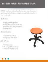 HEIGHT ADJUSTABLE STOOL