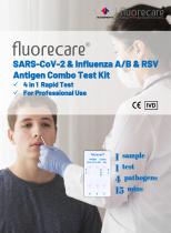 fluorecare® MF-71 SARS-CoV-2 & Influenza A+B & RSV Antigen Combo Test Kit (Professional Use)