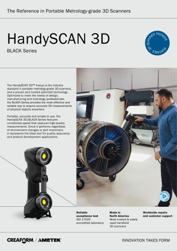 HandySCAN 3D: 3D Scanner for quality control & product development