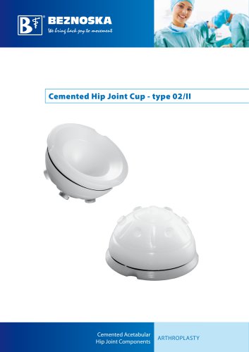 Cemented Hip Joint Cup - type 02/II