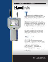 Handheld PARTICLE COUNTERS