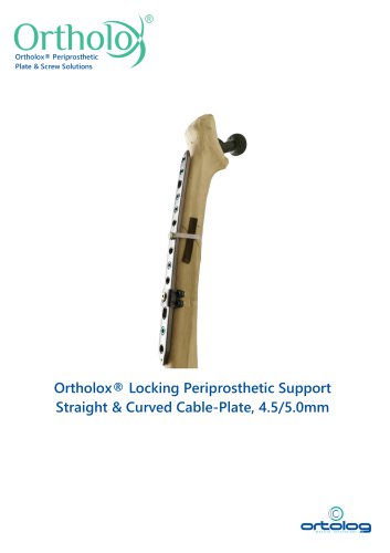 Ortholox® Locking Periprosthetic Plate System-Straight/Curved Plate