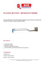 PLASMA BUTTON - HEMI ELECTRODE