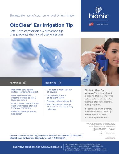OtoClear® Ear Irrigation Tip