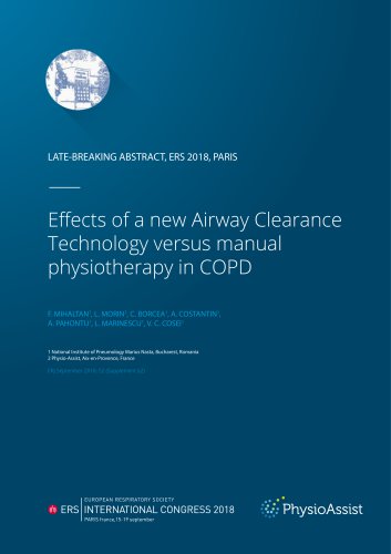 Effects of a new Airway Clearance Technology versus manual physiotherapy in COPD