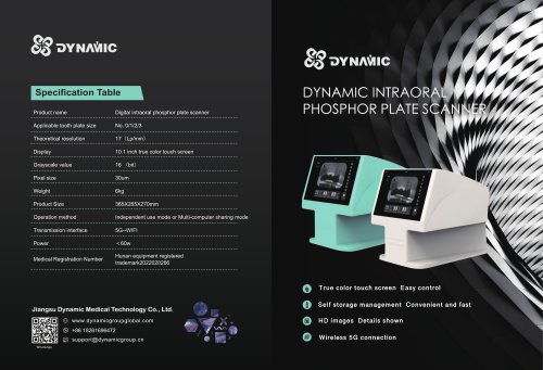 Phosphor Plate Scanner