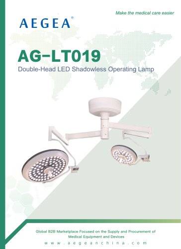 AG-LT019 Double-Head LED Shadowless Operating Lamp