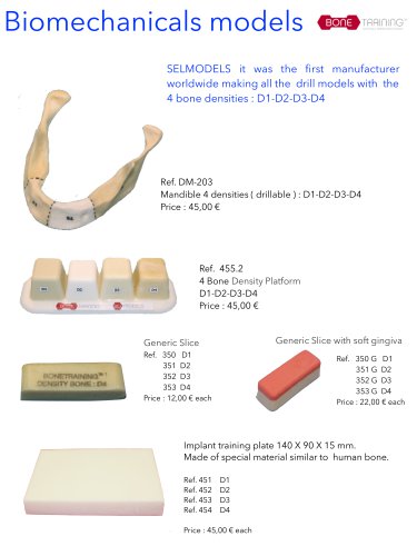 Biomechanicals models