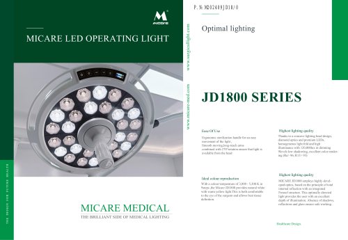 JD1800 Minor Surgery Light M202409JD180