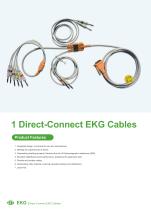 Direct-Connect EKG Cables 012-0700-00 7517,7514, 7705,7706
