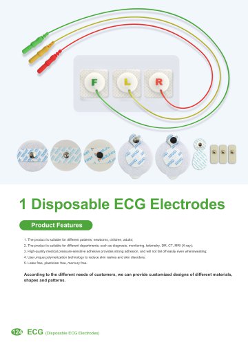 Disposable ECG Electrodes V0015-C0243I