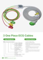 One Piece ECG Cables EA020S5A,EA075C3A,EA040S5I,EA068C5I,EA007S3I
