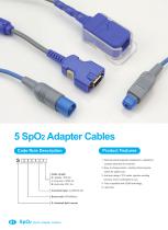 SpO2 Adapter Cables M1940A,M1940B