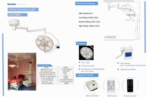 Catalog-LEDD620-Ceiling Operating Light