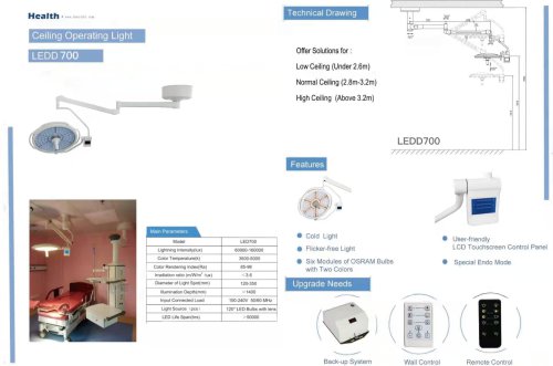 Catalog-LEDD700-Ceiling Operating Light