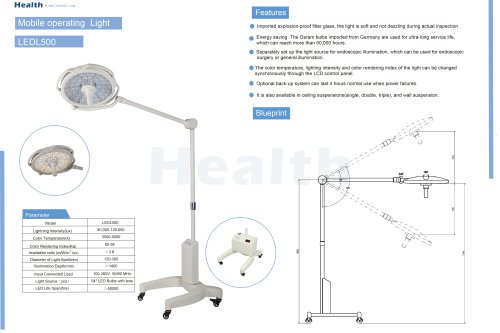 Catalog-LEDL500-Mobile Operating Light