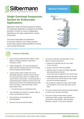 endoscopic boom