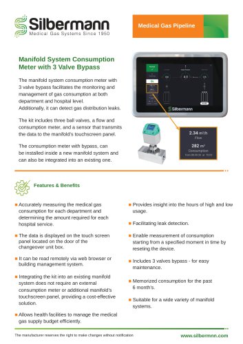 manifold system consumption meter