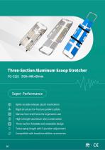 FG-C2(I) Three-Section Aluminum Scoop Stretcher