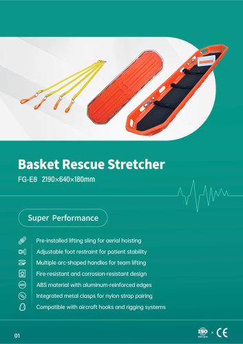 FG-E8 Basket Rescue Stretcher