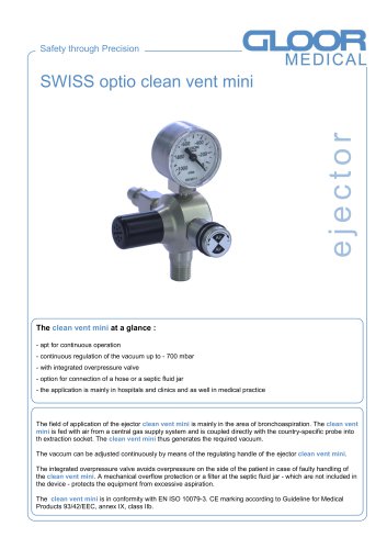 SWISS optio clean vent mini