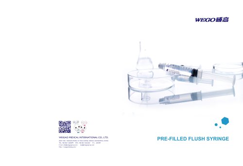 Prefilled Flush Syringe Brochure