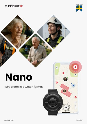 MiniFinder Nano Broschure