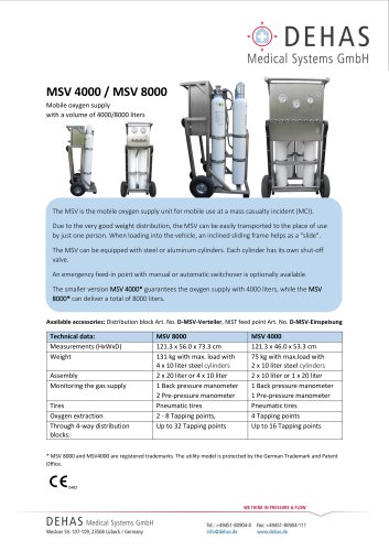 MSV 4000 MSV 8000