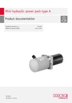 Mini hydraulic power pack type A (2025)