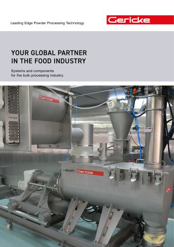 YOUR GLOBAL PARTNER IN THE FOOD INDUSTRY