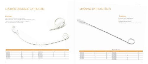 Locking Drainage Catheters & Drainage Catheters Sets