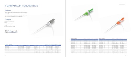 Transradial Introducer Sets