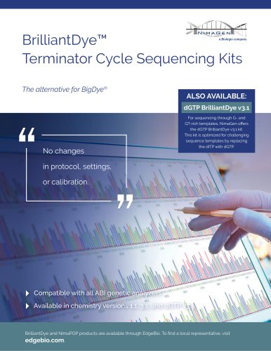 BrilliantDye™ Terminator Cycle Sequencing Kits