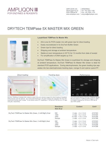 DRYTECH TEMPase 5X MASTER MIX GREEN