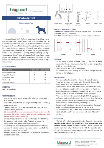 Giardia Ag Test