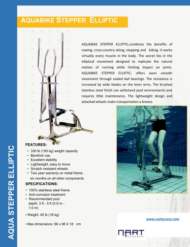 AQUABIKE STEPPER ELLIPTIC