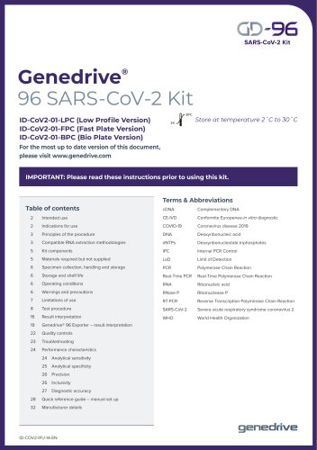 Genedrive® 96 SARS-CoV-2 Kit