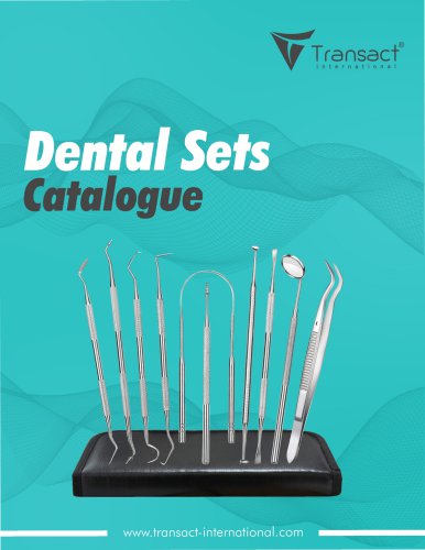 Dental Instruments Sets Catalogue