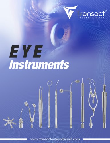 Eye Instruments Catalogue