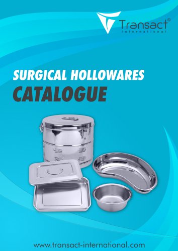 Holloware Instruments Catalogue