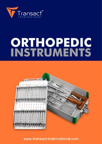 Orthopaedic Instruments Catalogue